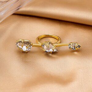 Alexis Bittar Irregular Multi-Gemstone Ring